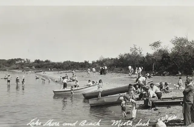 Lake shore and beach